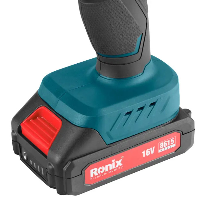 دریل پیچ گوشتی شارژی ۱۶ ولت رونیکس (RONIX) – مدل ۸۶۱۵