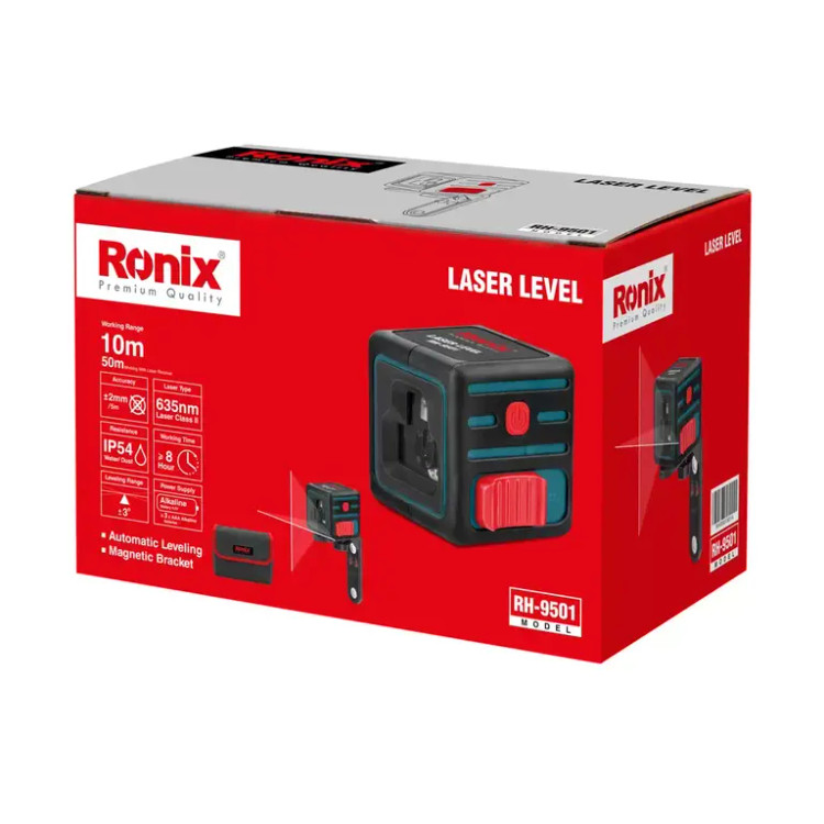 تراز لیزری مکعبی رونیکس (RONIX) – مدل RH-۹۵۰۱G