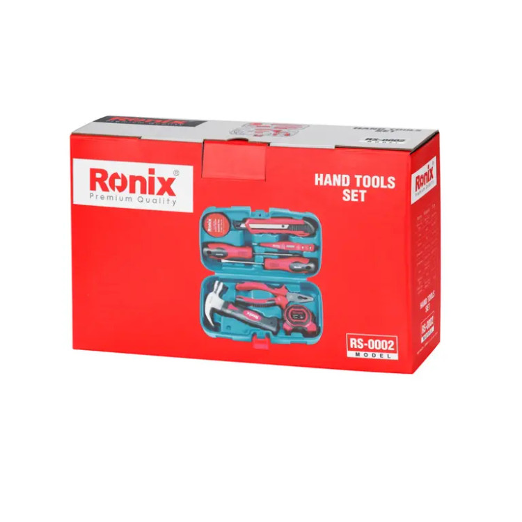 ست ابزار دستی ۹ پارچه رونیکس (RONIX) – مدل RS-۰۰۰۲ (NA)
