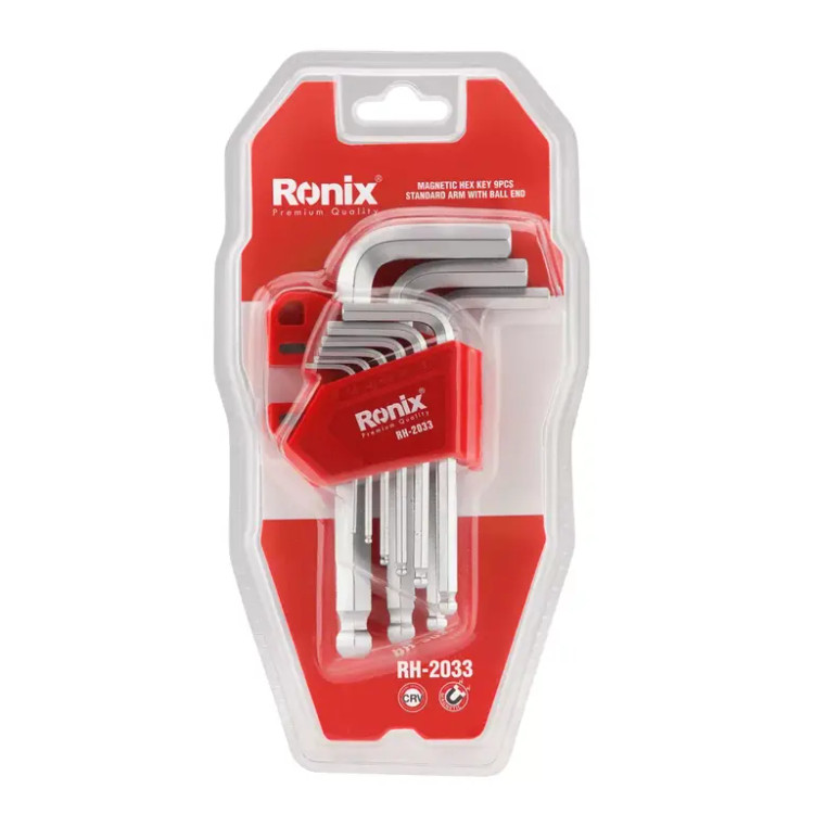 آلن شش گوش ۹ عددی کوتاه رونیکس (RONIX) – مدل RH-۲۰۳۳