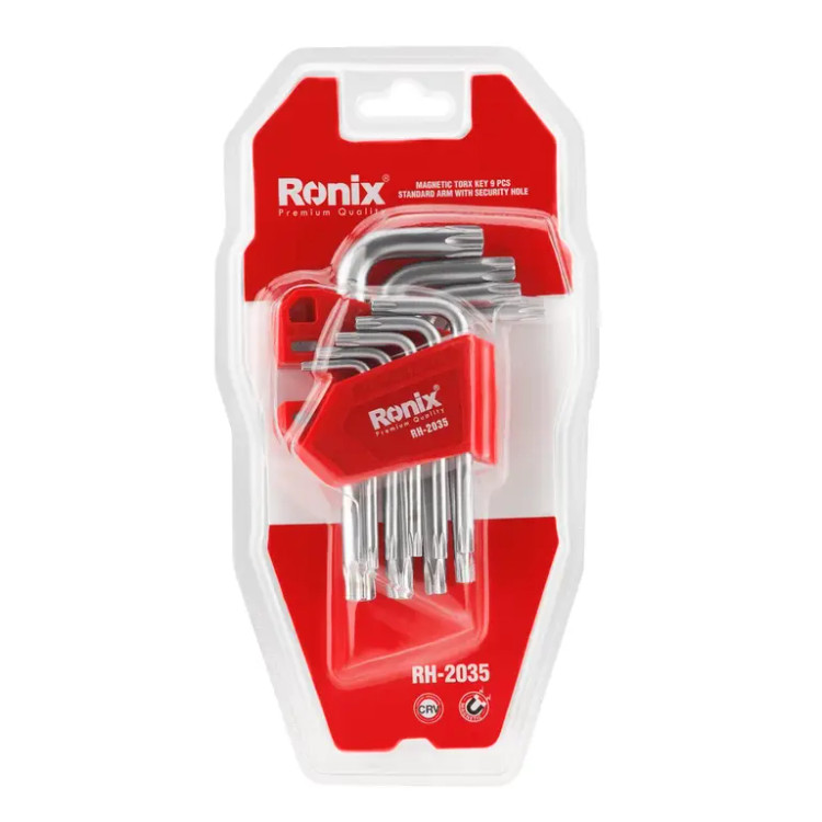 ست آلن ستارهای ۹ عددی کوتاه مگنتی رونیکس (RONIX) – مدل RH-۲۰۳۵