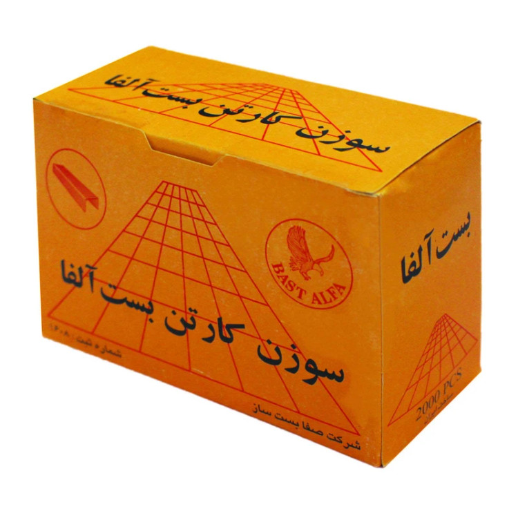 سوزن منگنه کارتن بست آلفا مدل ۳5/۱۵ – بسته ۲۰۰۰ عددی