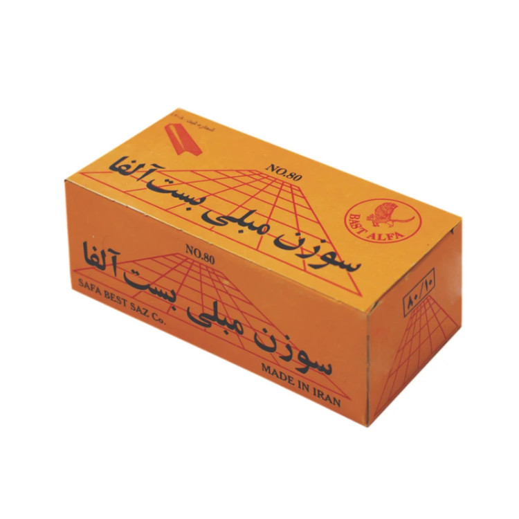 سوزن منگنه مبلی بست آلفا مدل ۸۰/۱۰ – بسته ۴۰۰۰ عددی