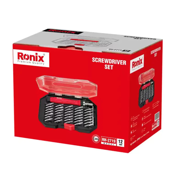 ست ۳۷ عددی ساعتی جغجغهای با بیت رونیکس (RONIX) – مدل RH-۲۷۱۹